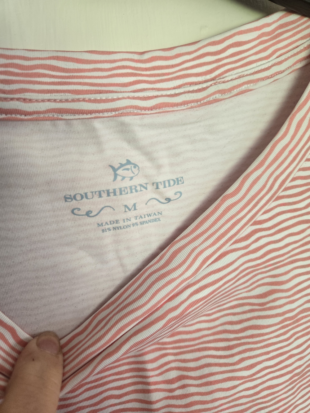 Southern Tide Pink & White Striped Mini Dress - Picture 2 of 5